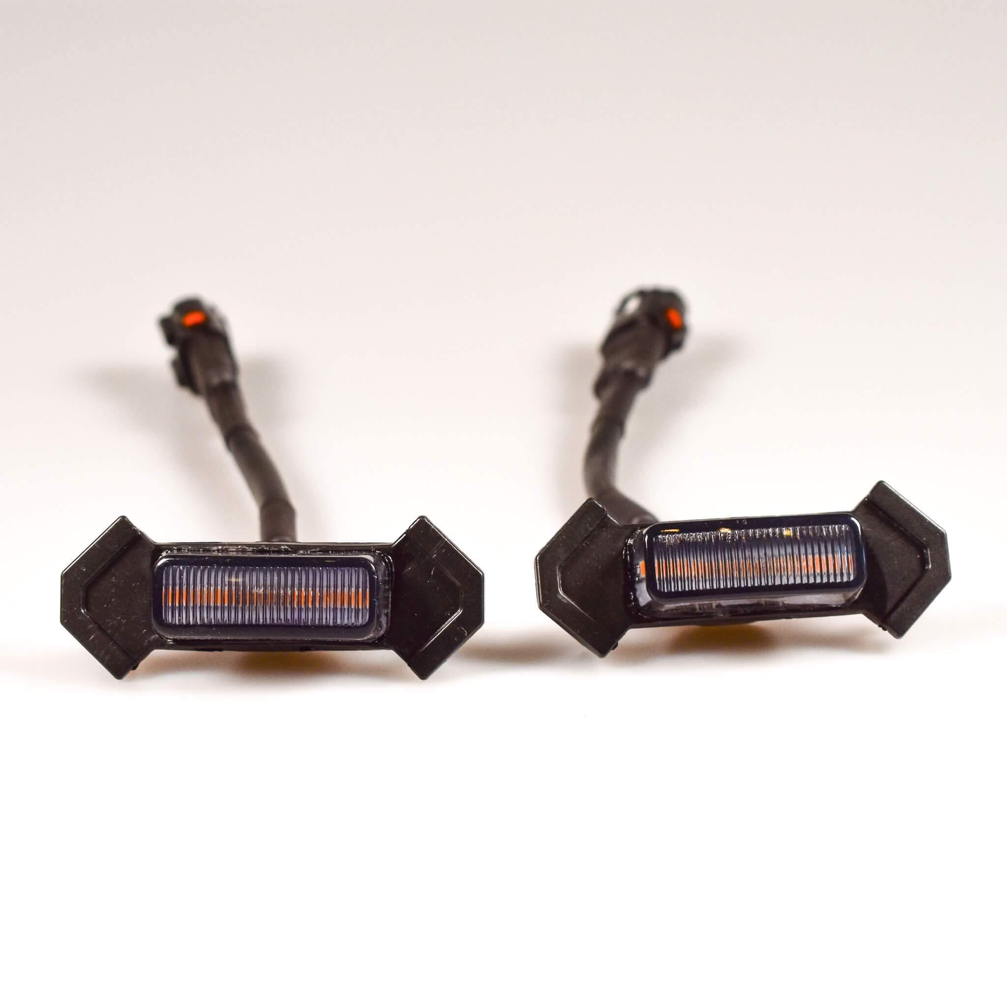 thumbnail interactive-video image 1 of Toyota Tacoma 2020-2021 Grill Adapters With Raptor Style LED Lights – Made In USA, Black Honeycomb Design By X-Treme LED 1 of 3